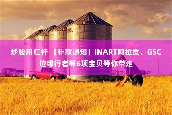 炒股用杠杆 【补款通知】INART阿拉贡、GSC边缘行者等6项宝贝等你带走