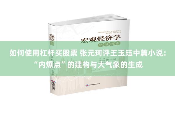 如何使用杠杆买股票 张元珂评王玉珏中篇小说：“内爆点”的建构与大气象的生成