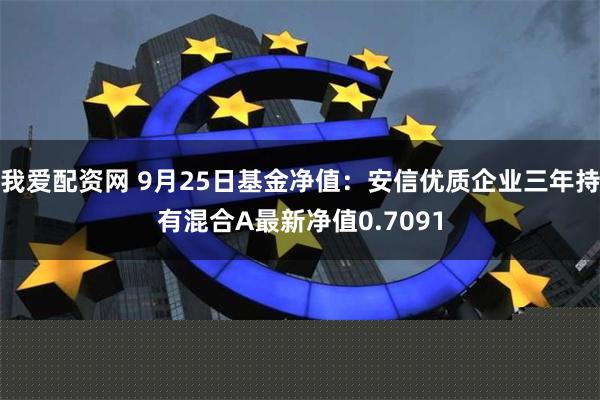 我爱配资网 9月25日基金净值：安信优质企业三年持有混合A最新净值0.7091